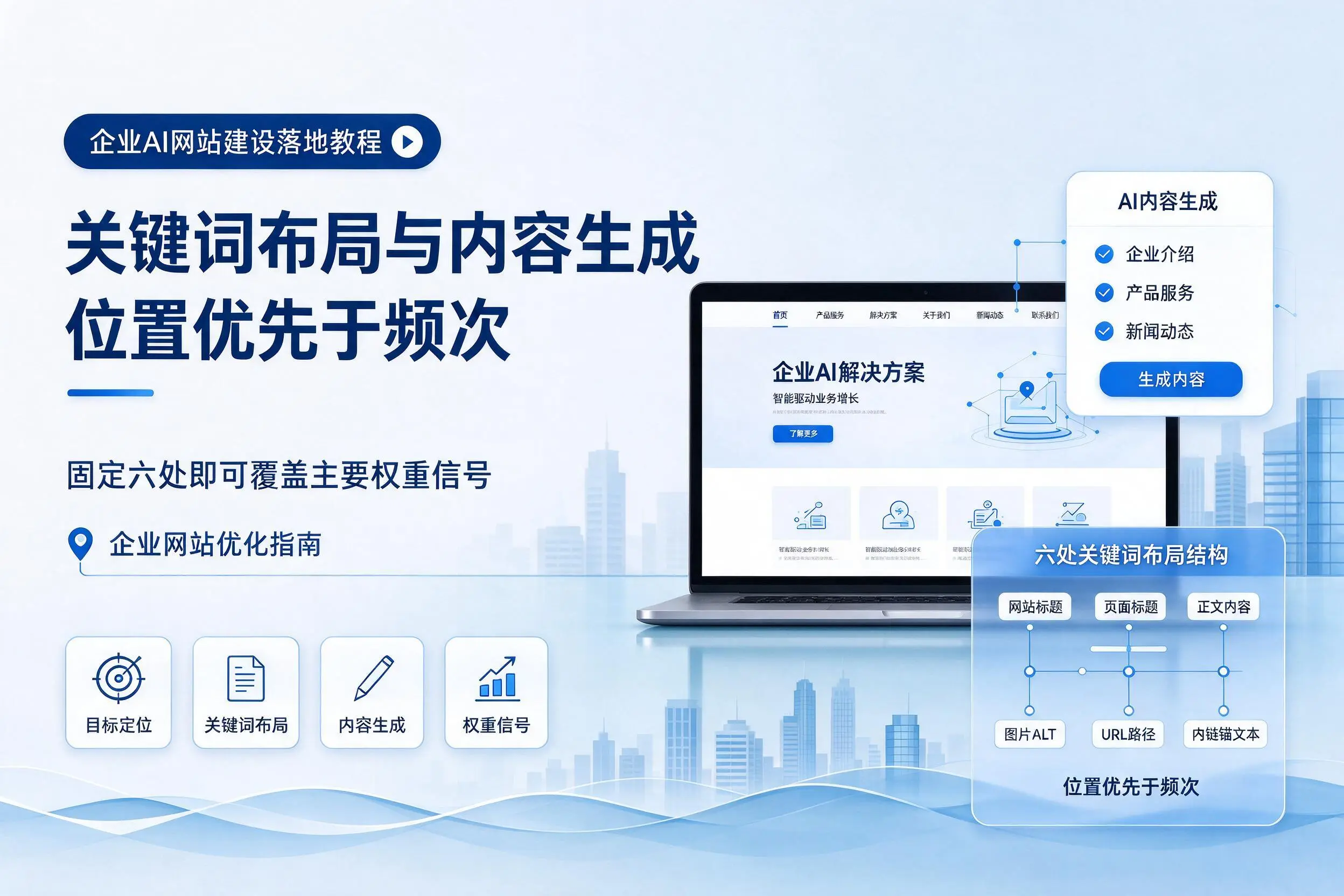 通辽企业AI网站建设落地教程:关键词布局与内容生成
